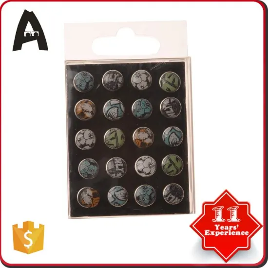 Hot sale factory directly fridge magnets magnetic push pin