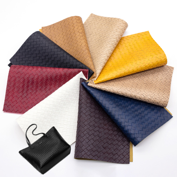 Exploring PVC Synthetic Leather: A Durable Material for Bags, Shoes, and Upholstery with Traditional Woven Design