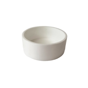 High Temperature YSZ White ZrO2 Zirconia Crucible for Gold Melting