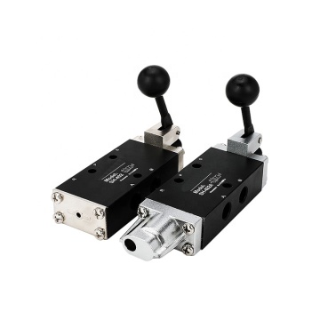 2-Position 5-Way SH402 Pneumatic Hand Lever Valve - JM-402 Air Control Valve