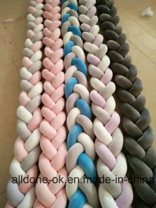 Knot Pillow, Knot Cushion, Decorative Pillow, Bolster Pillow, Crib Bedding, Baby Bedding, Baby Sheets, Baby Shower Gift, Braided Crib Bumper