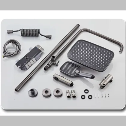 Copper Constant Temperature Rain Shower Set