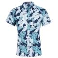 Hawaii-Kurzarmshirt aus reiner Baumwolle für Herren