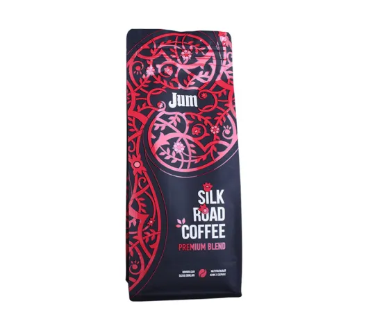 Aluminum foil korean coffee pouch with resealable top zip