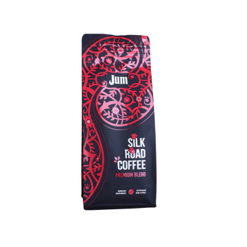 Aluminum foil korean coffee pouch with resealable top zip