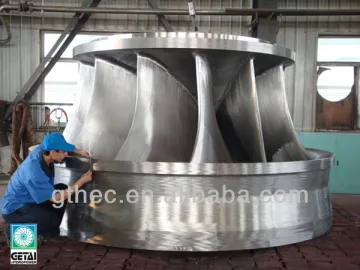 Francis water Turbine Wheel(runner) for power plant rehabilitation