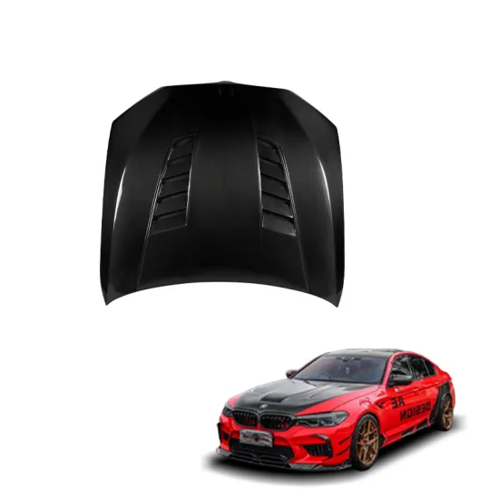 Langyu Carbon Fiber Engine Cover for BMW M5 F90 G30 G38 V Style Hood