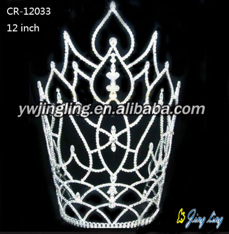 12 Inch Large Custom Pageant Crowns For Sale