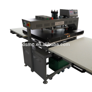 wood t shirt pneuamtic large format double heating press machine 80*100cm