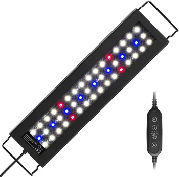 9 Watts Full Spectrum Plant LED Aquarium Light for 12-18 Inch Freshwater Fish Tanks