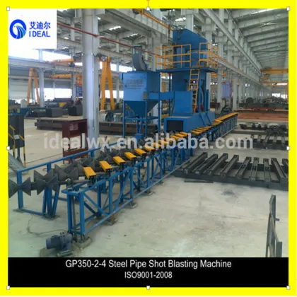 Steel Bar Shot Blasting Descaling Polishing Machine Pretreatment Line