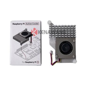 Original Raspberry Pi 5 Aluminiumwärmkühlkörper mit einstellbarer Geschwindigkeitslüfter