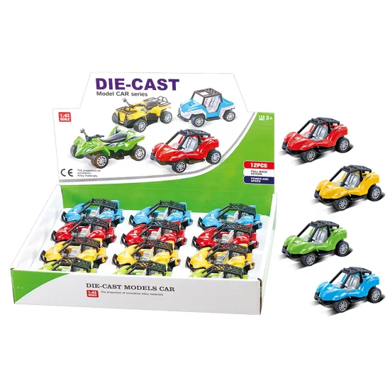 Affordable 1:43 Scale Die-Cast Car Toys: Friction-Driven Mini Racing Vehicles and Metal Collectibles