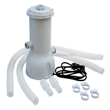 Custom Logo ABS Cartridge Water Circulation Pump for 600-Gallon Outdoor Inflatable Swimming Pools Made of PVC, PE, and PP Materials