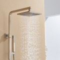 Brushed Nickel Anti-Tangle Design Shower Set