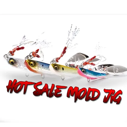 Japan Quality Mold 30g/62mm Slow Jigging Lure Lead Metal Jig Fishing Bait
