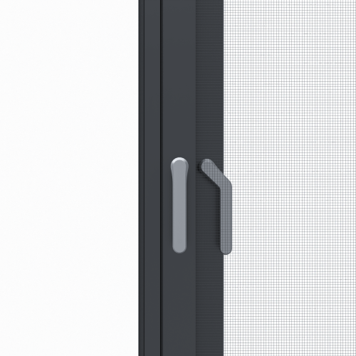 Janela de batente de alumínio de grande resistência de 1,8 mm