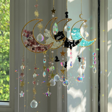 Wholesale High Quality Natural Crystal Sun Catcher Moon Sun Catchers Amethyst Suncatcher for Decoration DIY" 

However, to make it more concise and SEO-friendly, you might consider:

"High-Quality Amethyst Sun Catcher for DIY Decoration