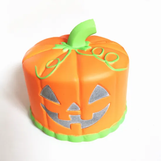 Luminous Pumpkin Cake Stress Ball - Slow Rising Toys for Kids' Halloween Gifts