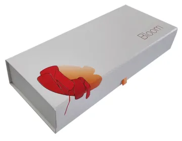 Custom Flat Packing Orange Gift Box