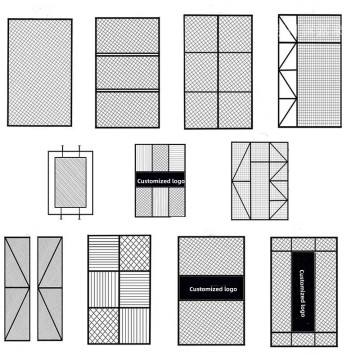 Side Racks Supermarket Single Side Mesh Shelves for Supermarkets Factory