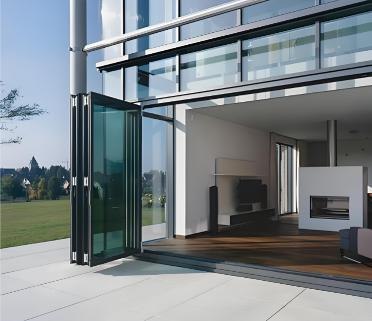aluminum folding door