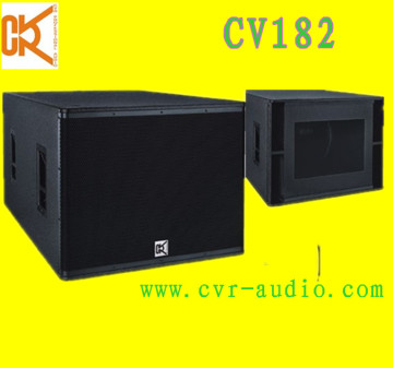 PA speaker Dual 18" Subwoofer dj equipment ce