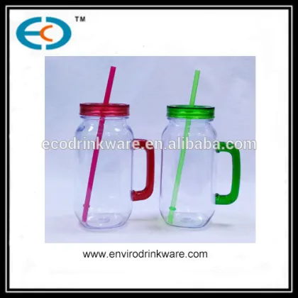 plastic mason jar