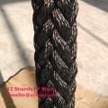 12 Stränge PP Rope mit schwarzer Farbe