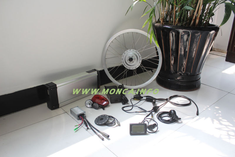 Electric Bicycle Kits CE Approved Silver Alloy Li-ion Battery