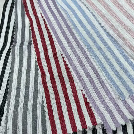 Organic polyester rayon viscose spandex shirting fabrics