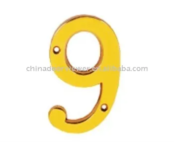 Brass Home Number (ZW-A2009)