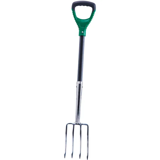 Popular 4 Prong Steel D Type Garden Digging Pitch Fork