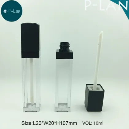 10ml Square Makeup Liquid Lipstick Tube