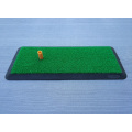 Estera de práctica de golf con base de goma de césped corto de 20x47 cm