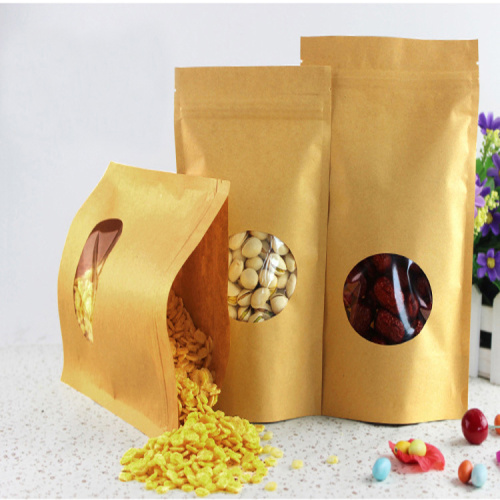 Factory Price Kraft Paper Tea Bag with Zipper