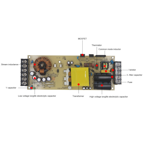 Chuanglian 300W Switching LED tela de alimentação