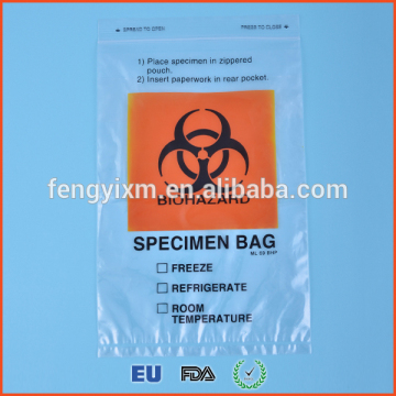 Various type recycle ziplock specimen airtight plastic lab bag