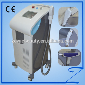 4 in 1 multifunctional beauty machine ipl hair removal with bipolar RF+ Nd yag laser ZH007-M1