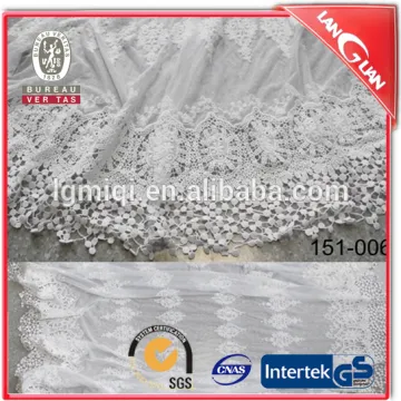 Beautiful modern lace design beaded appliques wholesale for wedding