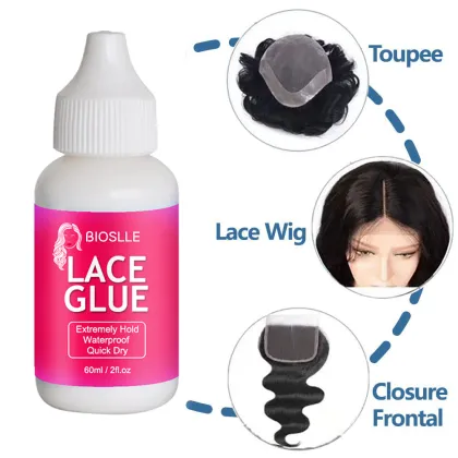 BIOSLLE Private Label 60ml Waterproof Extreme Hold Invisible Hair Wig Glue