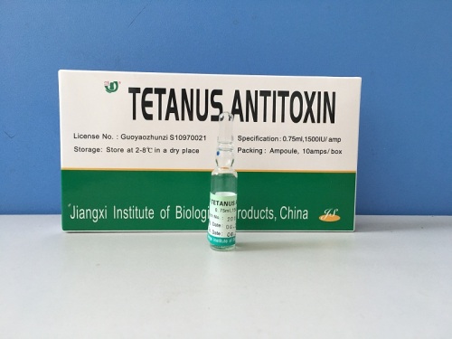 chinese tetanus antitoxine jiangxi instituut 1500 iu