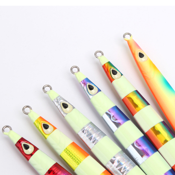 Seafox Luminous Deep Sea Boat Fishing Jig Tail Rubber Skirt Glow Jigging Lure