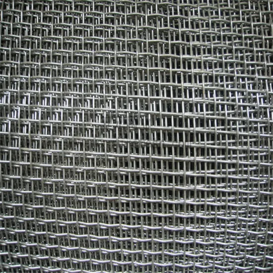 Stainless Steel Crimped Wire Mesh For Basket