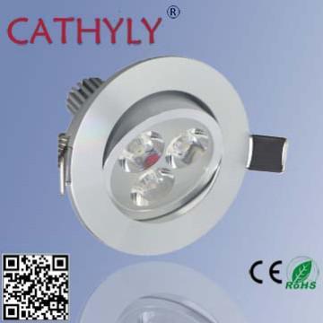Cathyly_3w_Aluminum LED Down Light, Integrated Lens, home & commercial