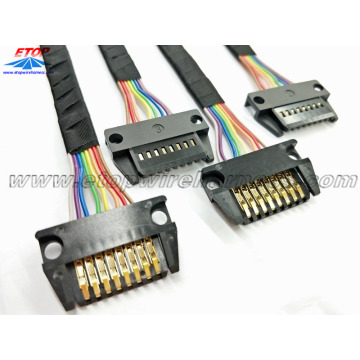 Aangepaste 8-pins rechthoekige behuizingsconnector