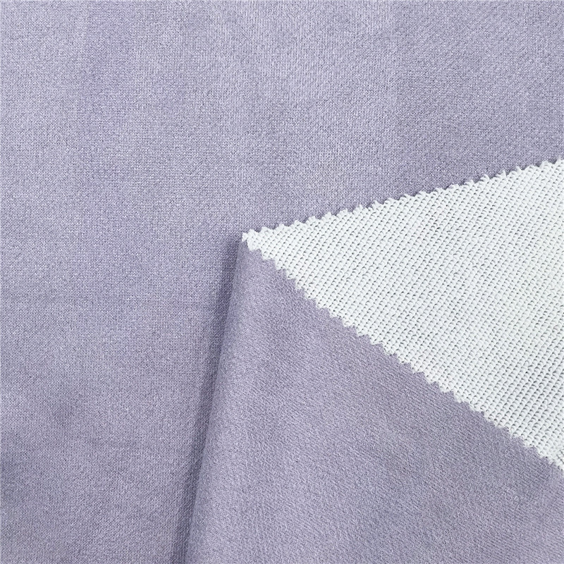 Gray Brushed Knitting Flannel Twill Cloth