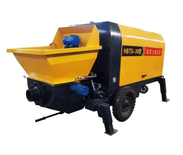 Piccola pompa in cemento elettrico con motore diesel