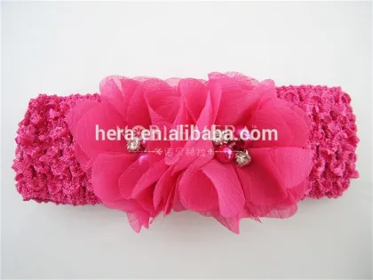 Lovely knitted headband baby crochet headband