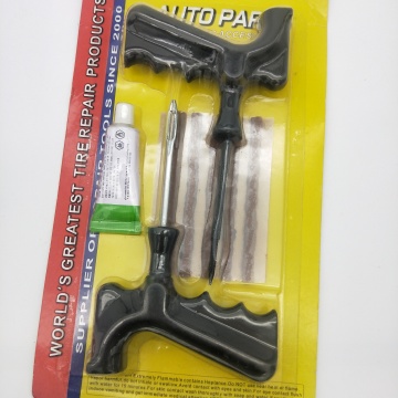 8-pc-Auto Tubeless Reifenreparatur-Kit: Stecker, Raspe, Nadel und Werkzeuge